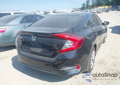 2017 Honda Civic Lx из США, поврежденный, VIN 19XFC2F5XHE033297